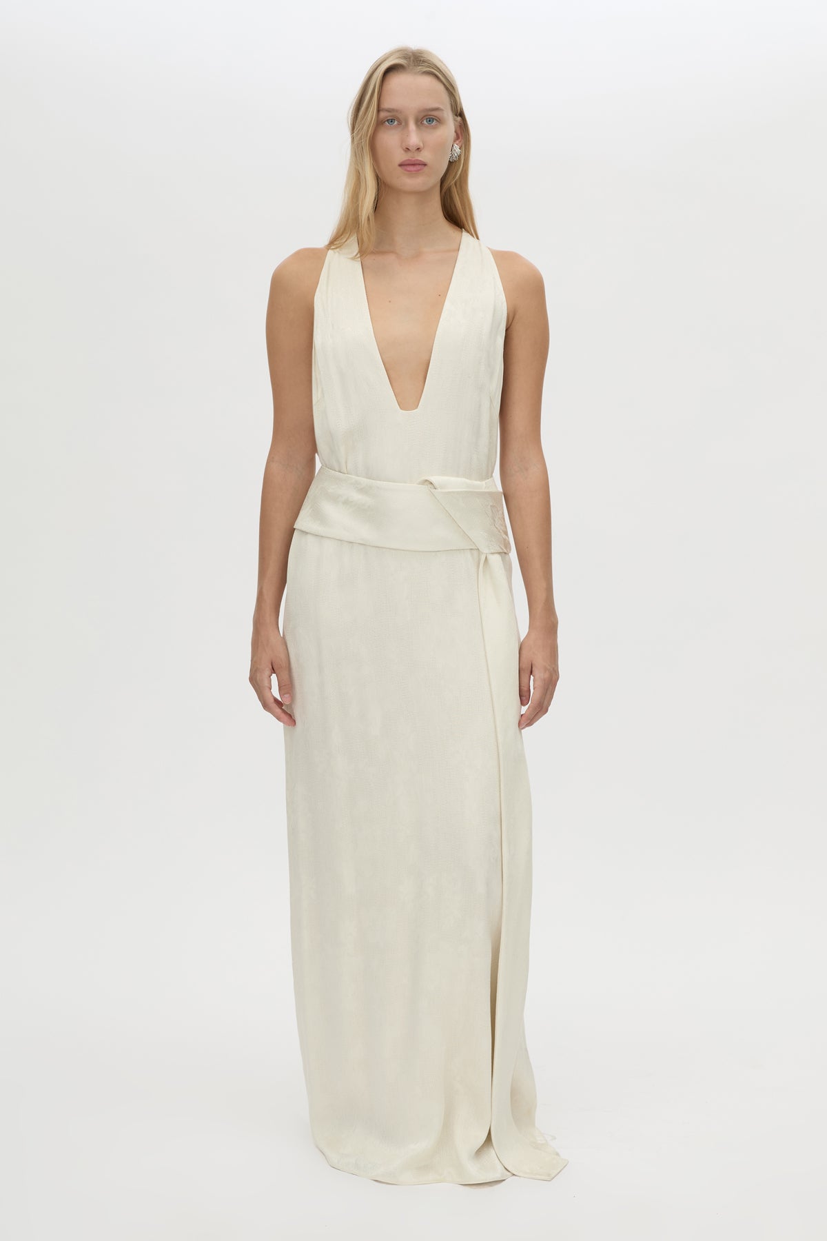 camilla and marc cream dress Tove Mini Sash Dress in Cream