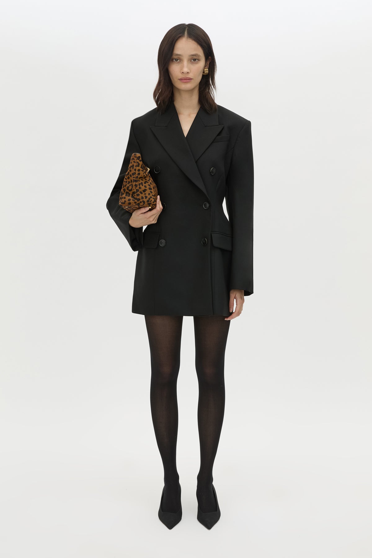 Cassie Tailored Mini Dress in Black - CAMILLA AND MARC C&M Cassie Tailored Mini Dress in Black - CAMILLA AND MARC C&M