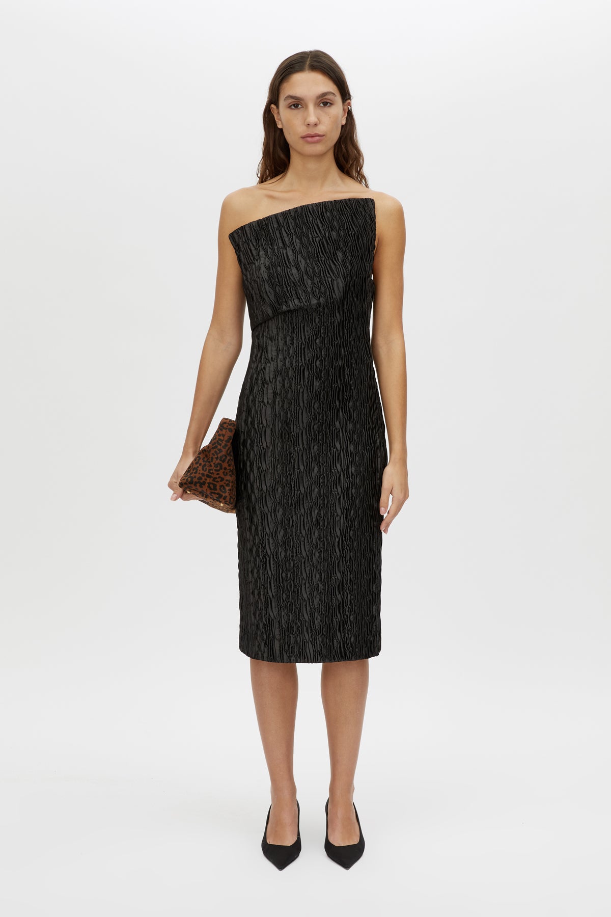 Elise Strapless Dress in Black