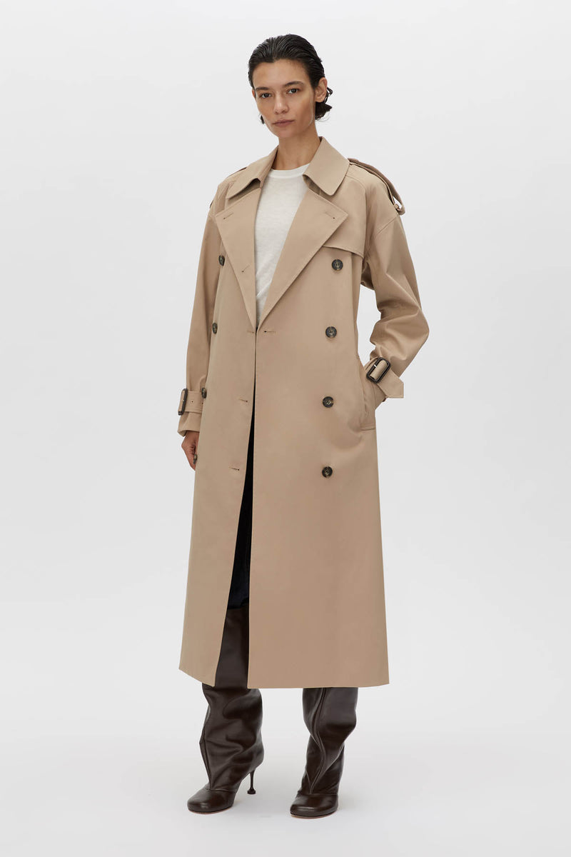 Camila Trench Coat Sand