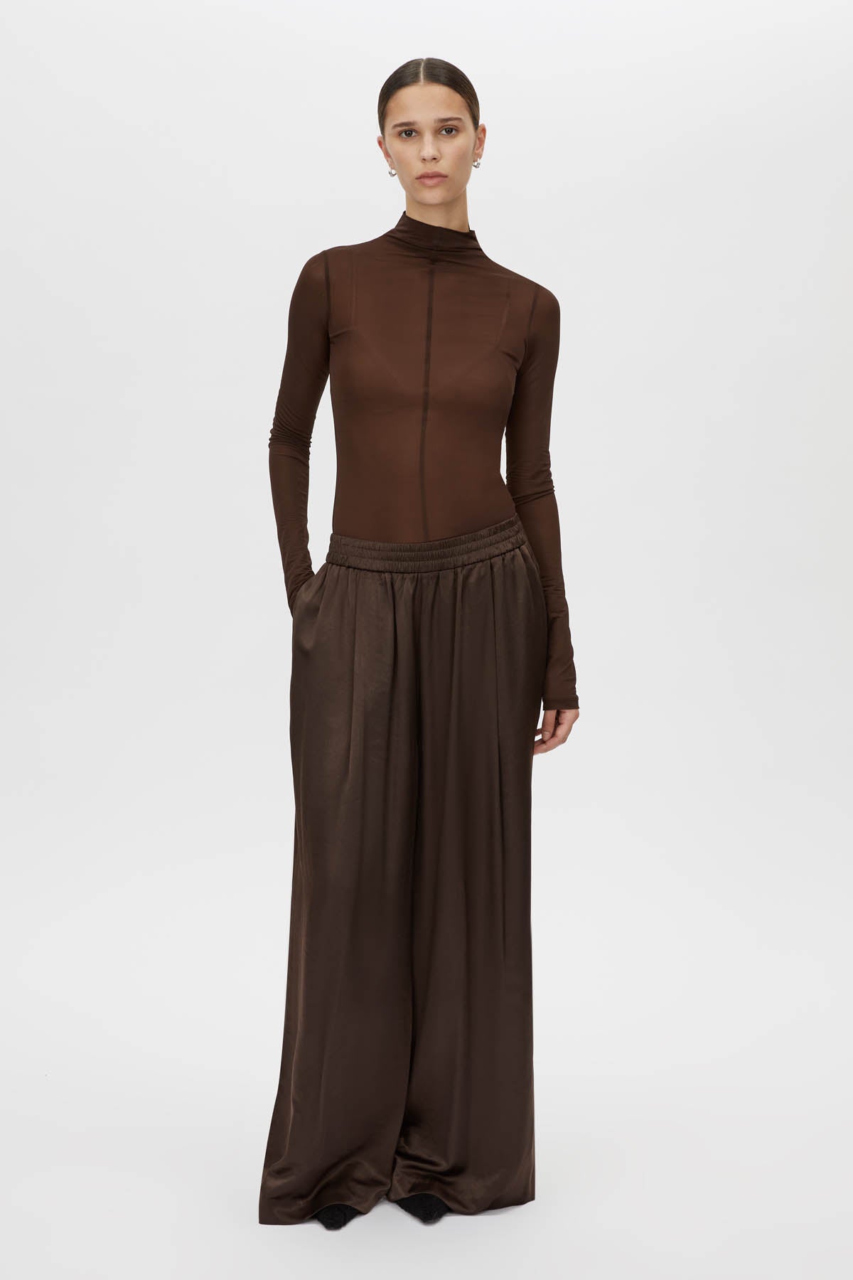 Harmonia Brushed Satin Pant