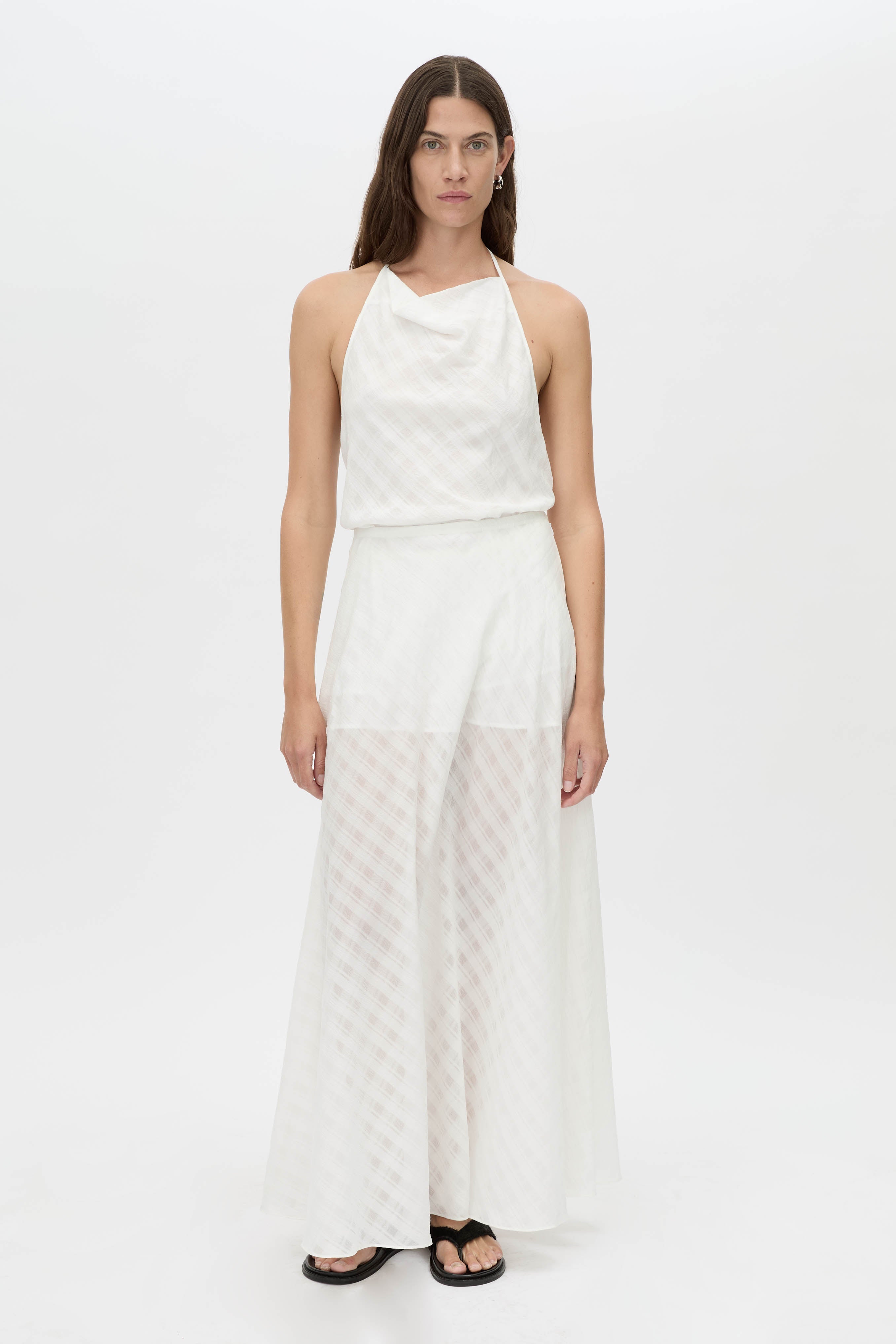 Louise Maxi Skirt in Soft White - CAMILLA AND MARC® C&M