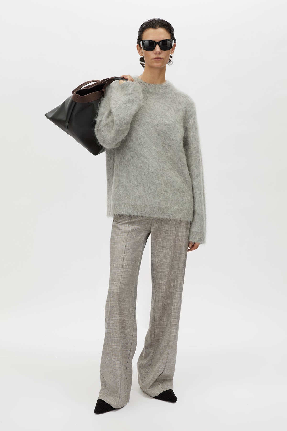 Meier Brushed Knit Sweater