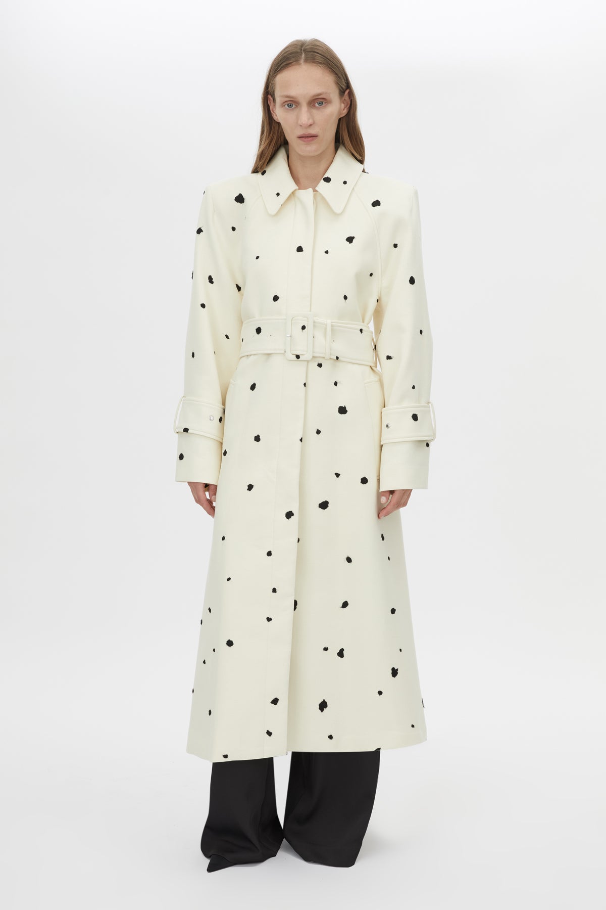Ponza Fringe Coat in Eggshell - CAMILLA AND MARC® C&M