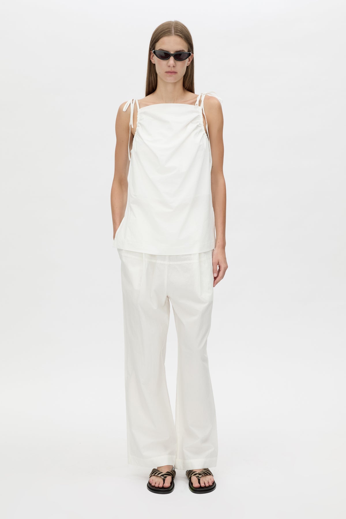 Serra Fisherman Pant in Soft White - CAMILLA AND MARC® C&M