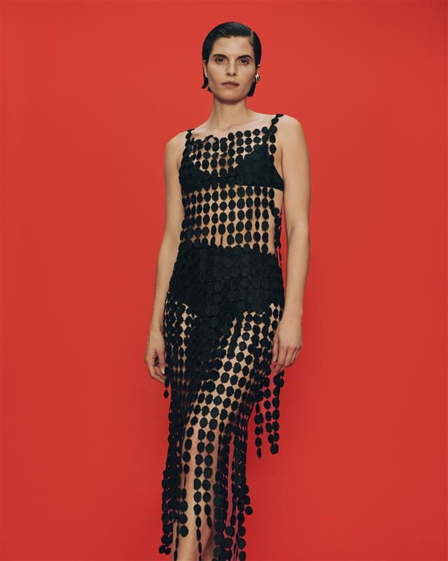 Orlo Stripe Mini Dress in Black Stripe - CAMILLA AND MARC® C&M