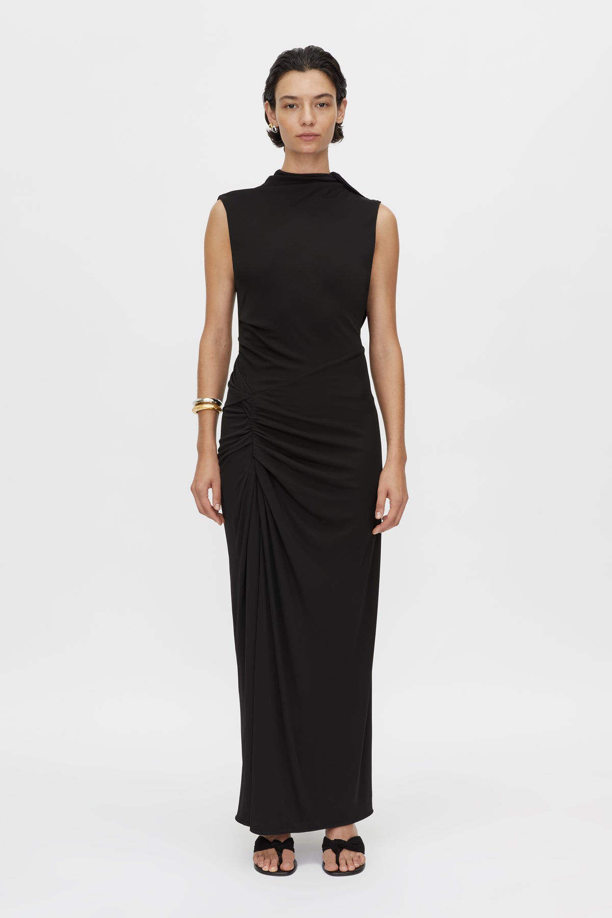 Paloma Draped Sleeve Dress
