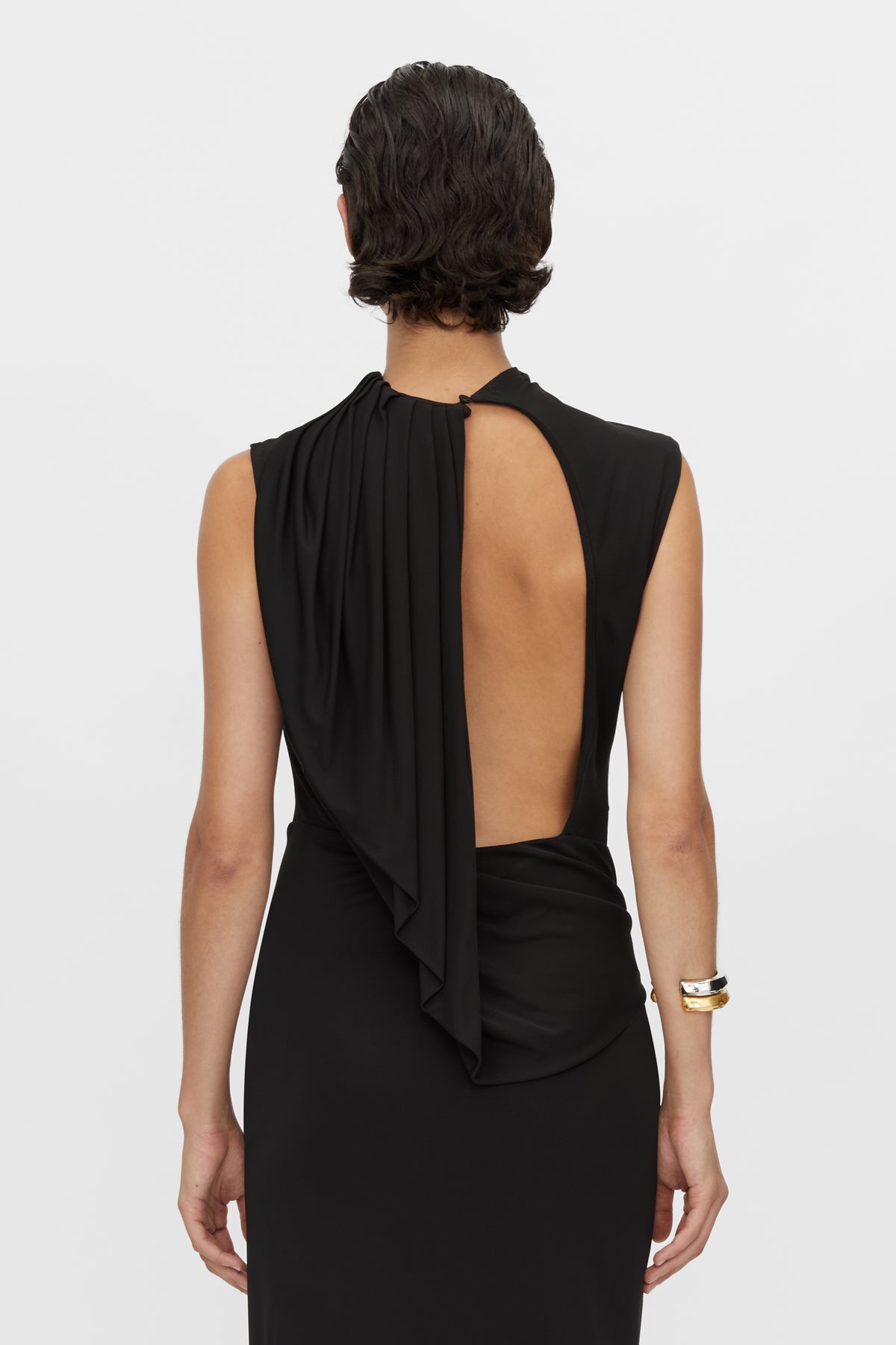 Paloma Draped Sleeve Dress