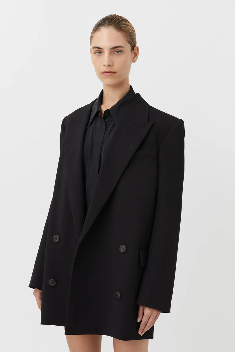 Finn Tailored Blazer in Black - CAMILLA AND MARC® Official C&M
