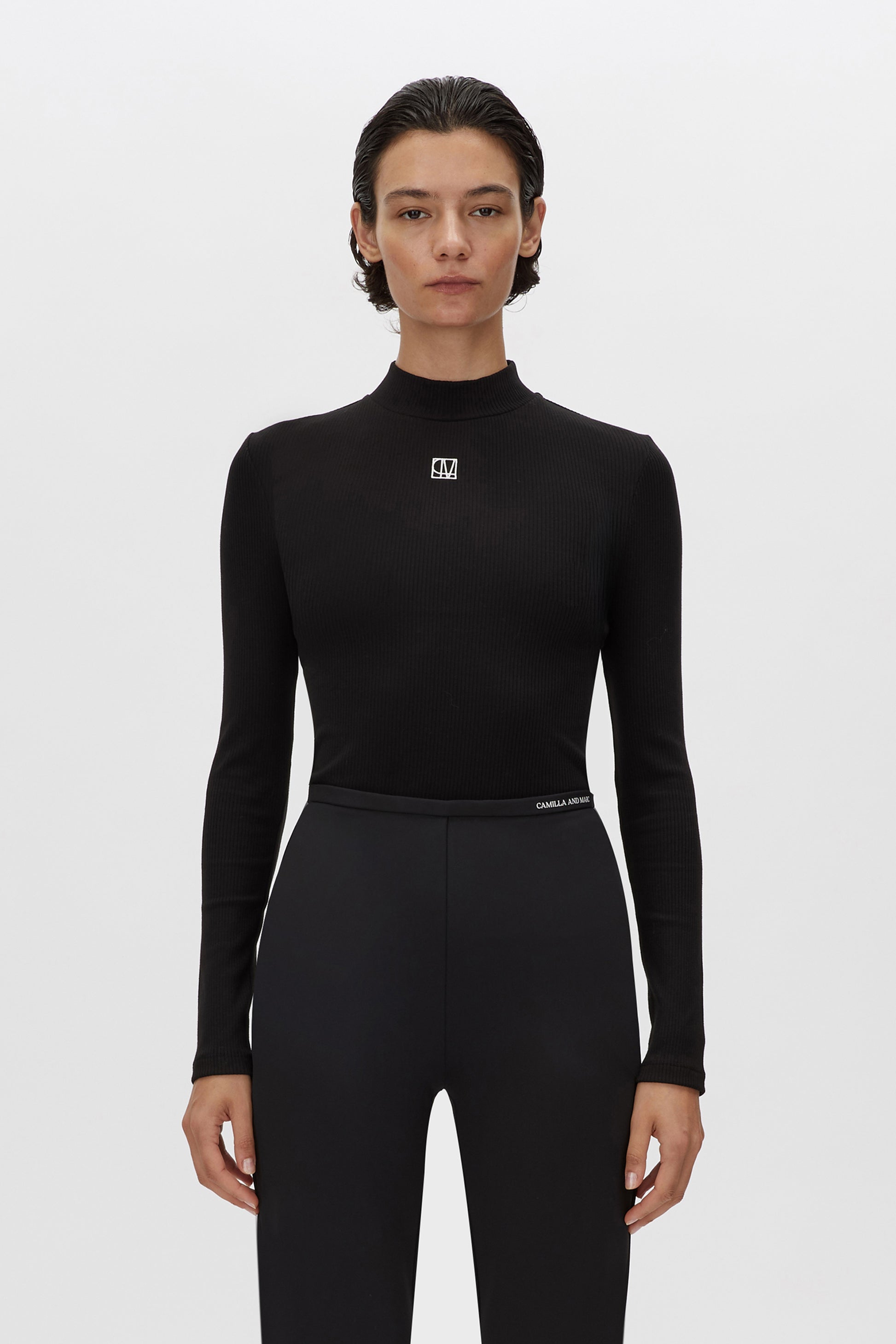 Nora Rib Long Sleeve Top