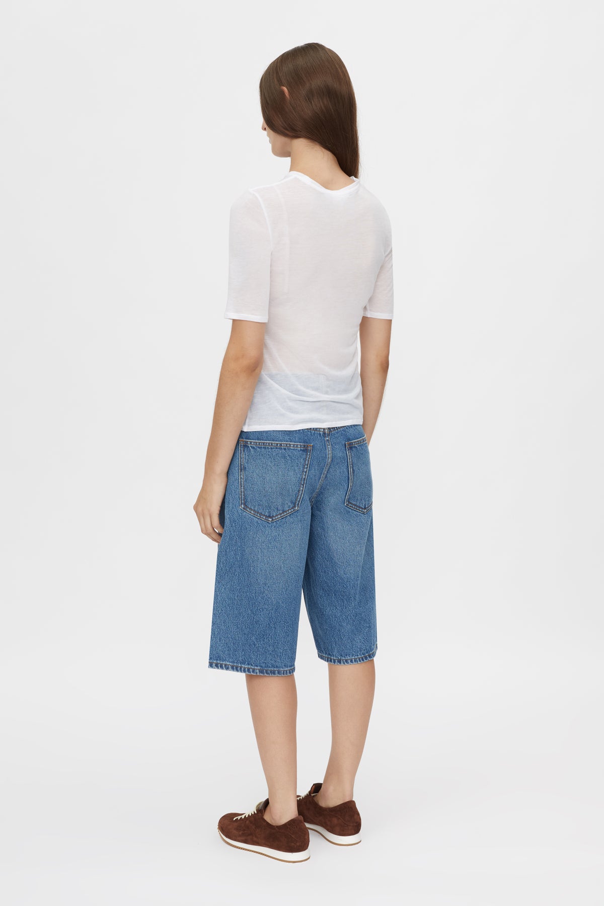 Jude Denim Short - CAMILLA AND MARC Jude Denim Bermuda Short in Classic Blue