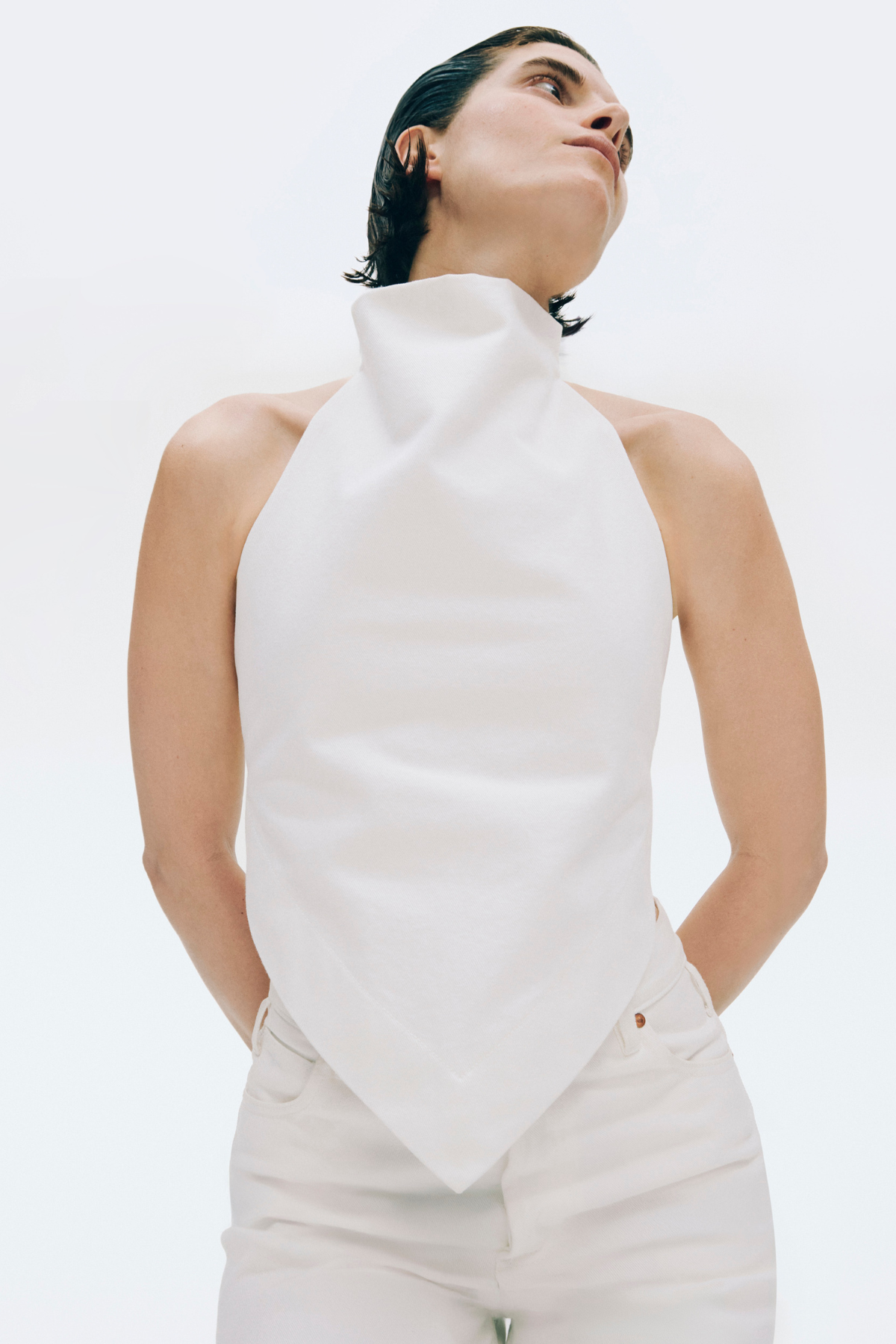 Eleni Denim Top
