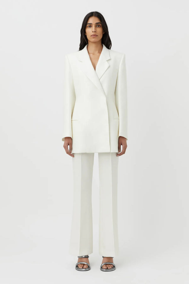 White 2025 tailored blazer