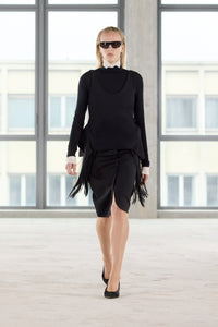 Floret Tailored Midi Skirt