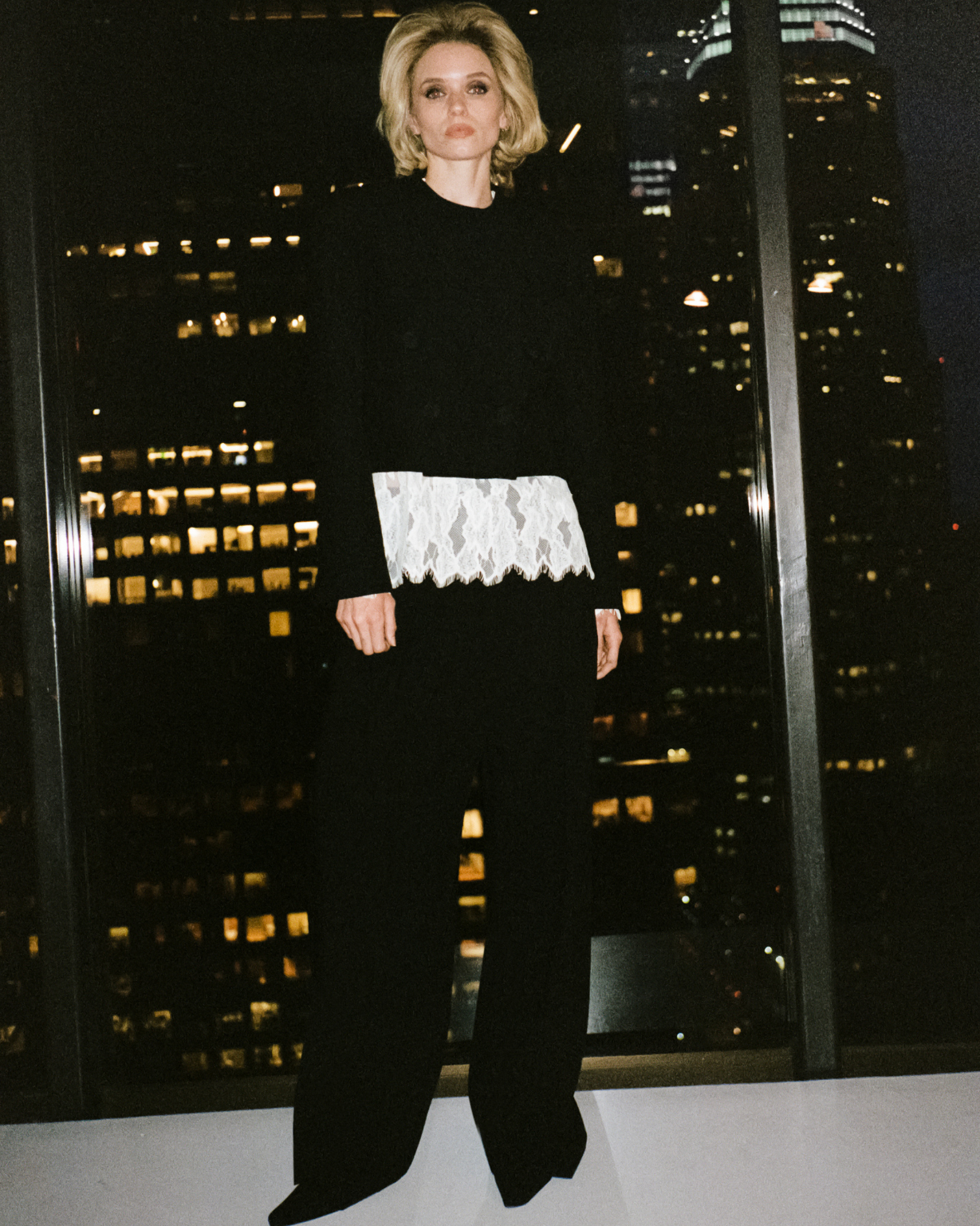 Camilla and Marc PF26 Campaign image of Caius Cropped Blazer