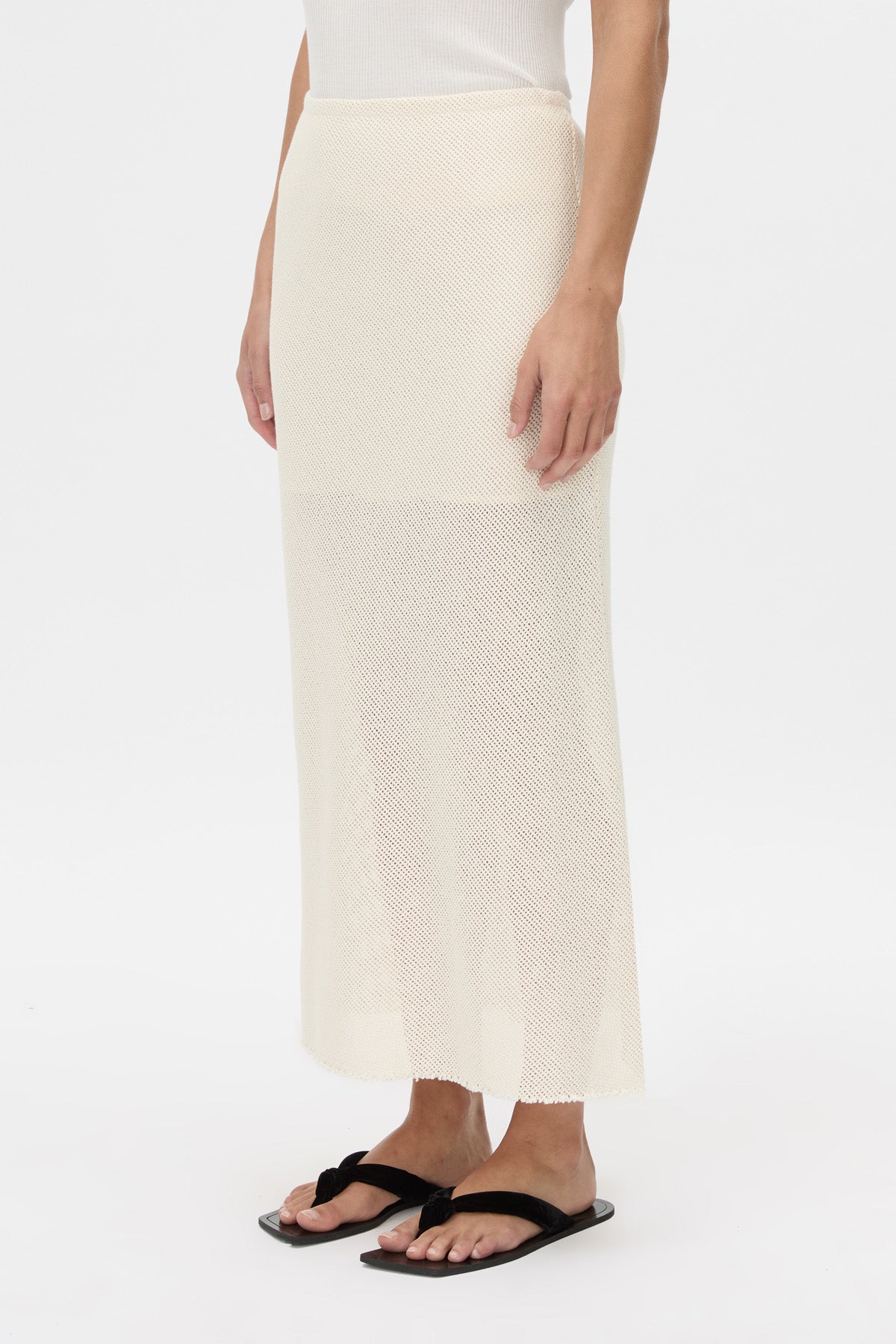 Viele Textured Bias Skirt