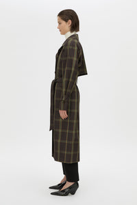 Winton Check Trench Coat