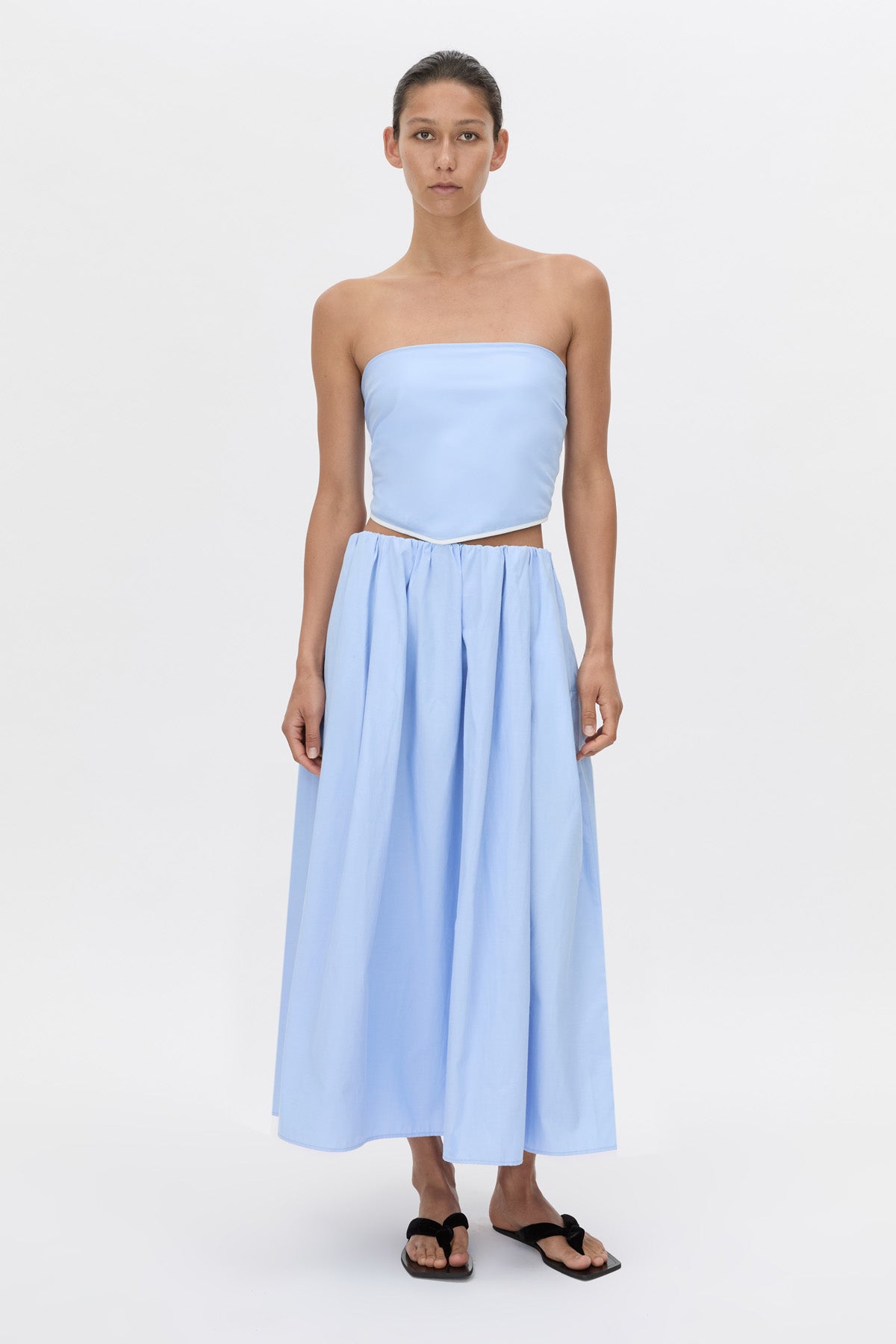Milo Gathered Skirt W/belt