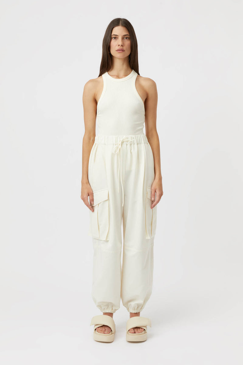 Archer Lowrise Cargo Pant in Cream CAMILLA AND MARC® Official C&M