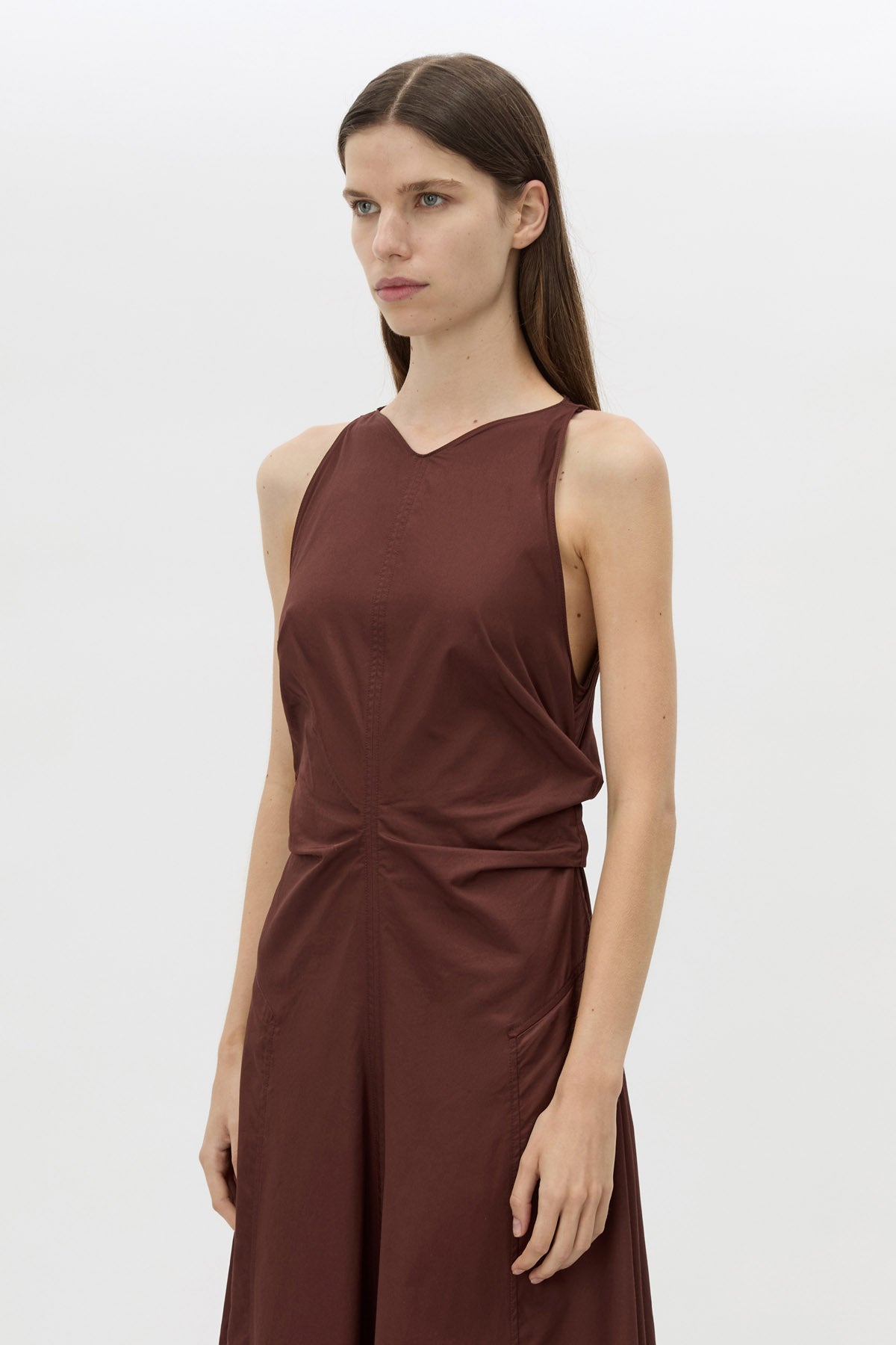 chocolate brown midi dress Brera Midi Dress Chocolate Brown