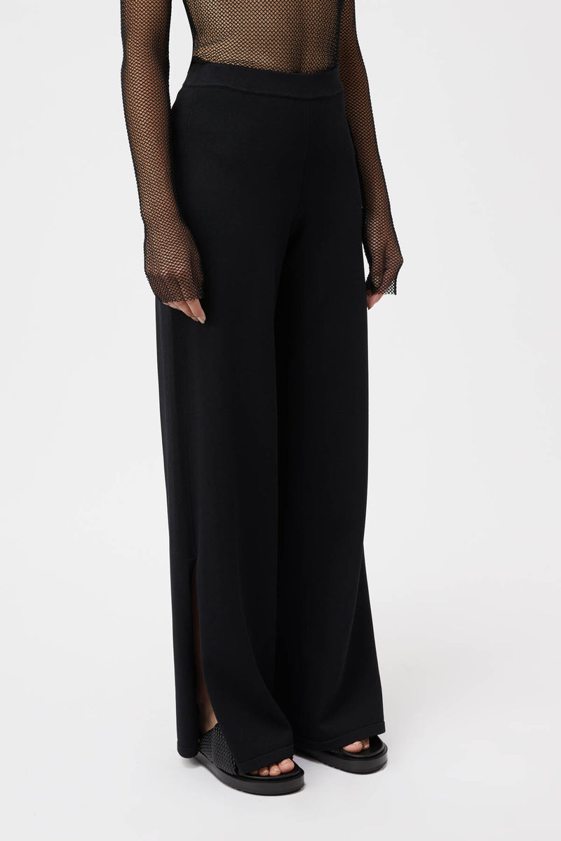 Dela Knit Pant in Black - CAMILLA AND MARC® C&M