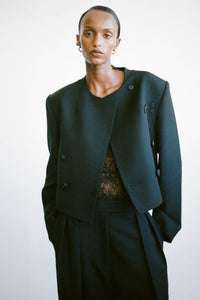 Caius Relaxed Cropped Blazer