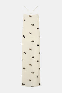 Ghost view CAMILLA AND MARC Adel Maxi Slip Dress with straight neckline and adjustable straps.