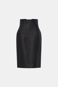 Alpine Textured Midi Skirt