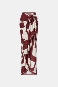 Ghost view CAMILLA AND MARC Alva Sarong in Alva Print in 100% organic cotton.