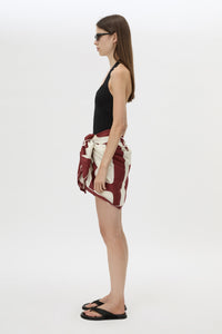 Side view CAMILLA AND MARC Alva Sarong in Alva Print in 100% organic cotton.