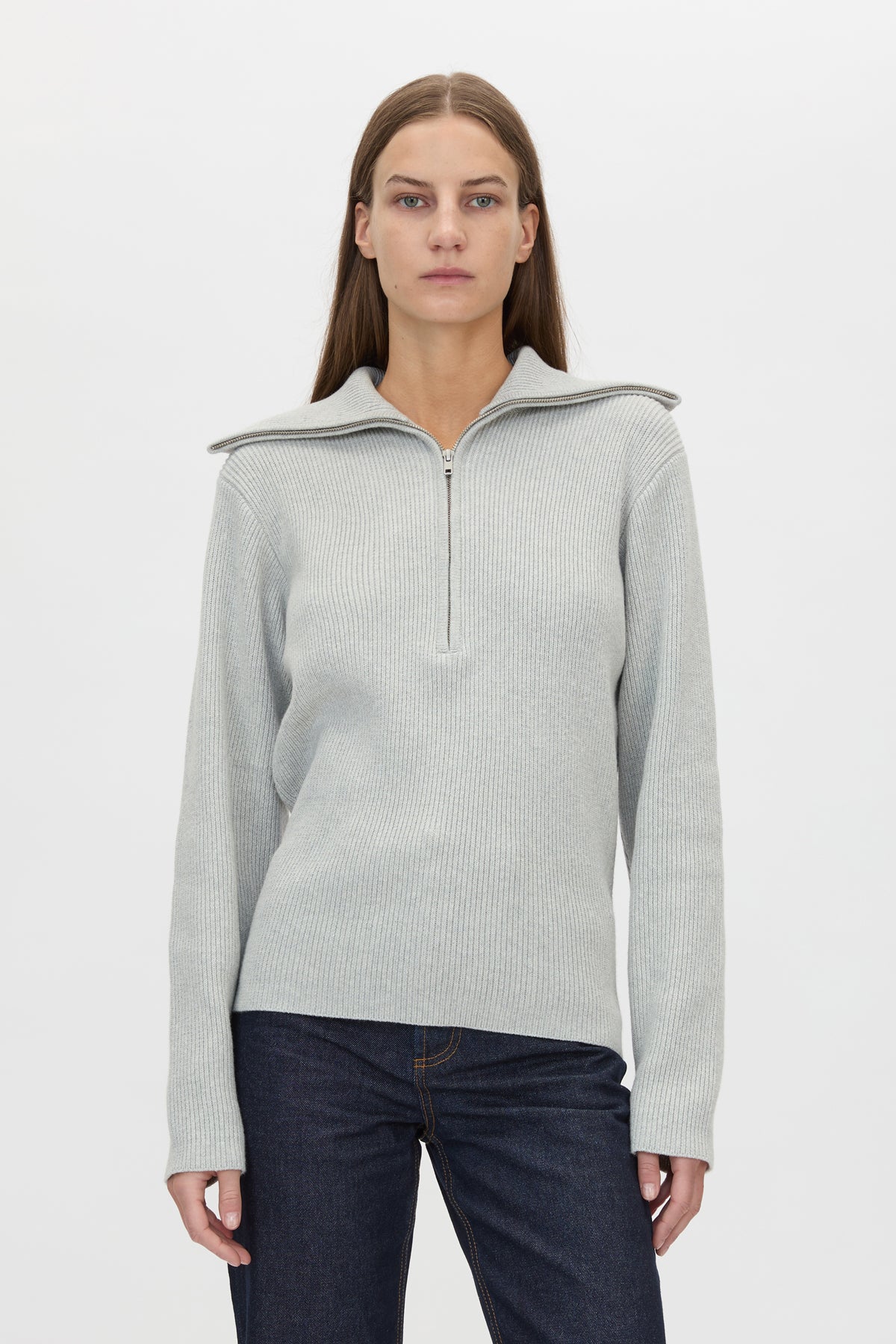 Anouk Knit Pullover in Grey Marle - CAMILLA AND MARC® C&M