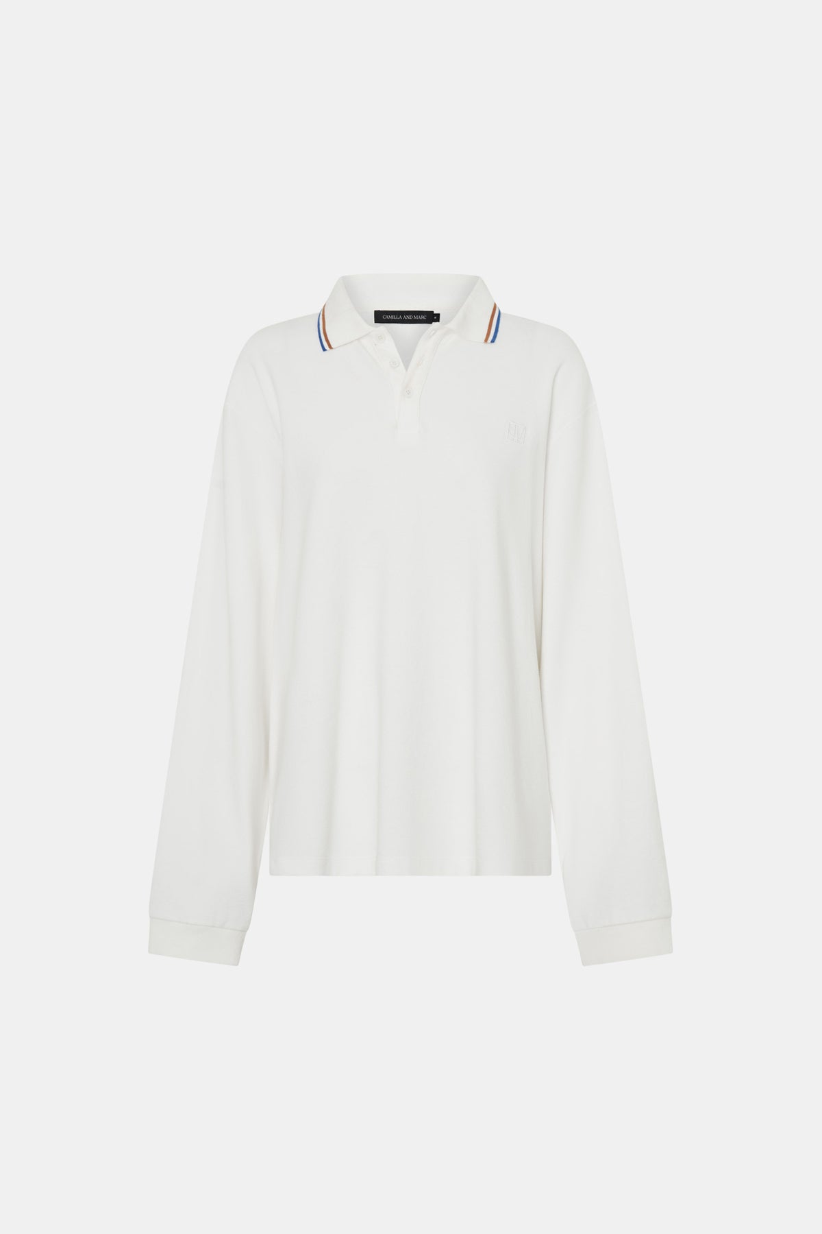 Aqui Long Sleeve Monogram Top