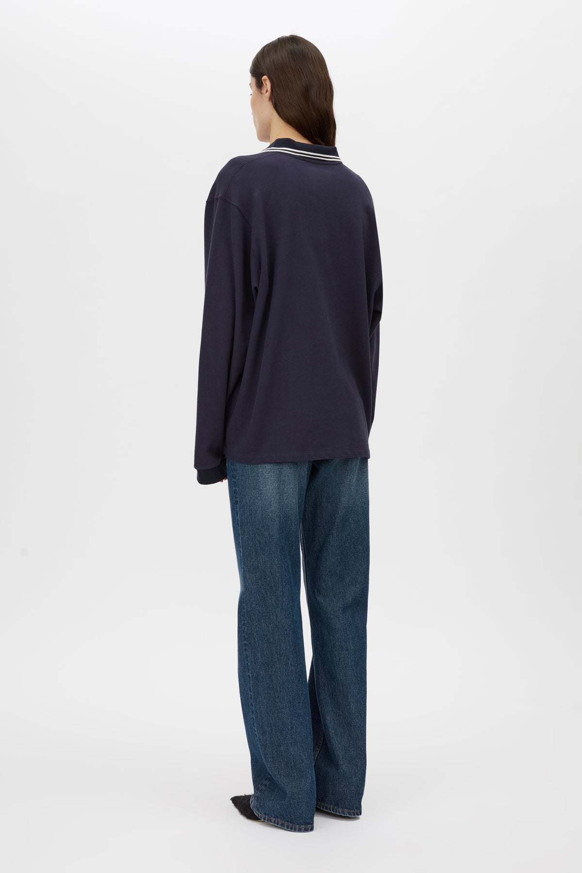 Aqui Long Sleeve Monogram Top