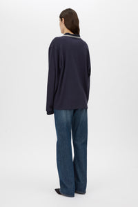 Aqui Long Sleeve Monogram Top