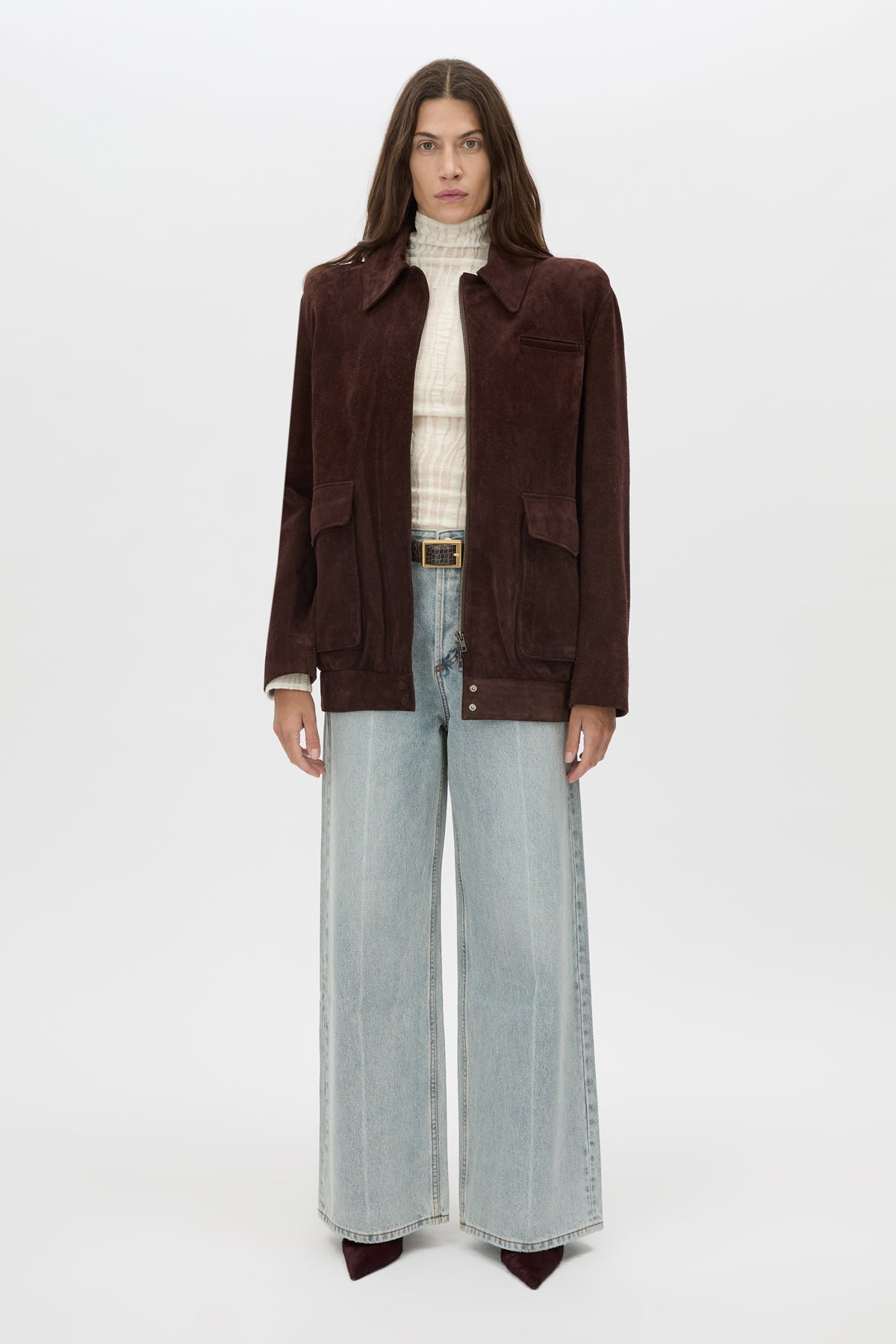 Argento Denim Jean - CAMILLA AND MARC Argento wide-leg vintage blue denim jean