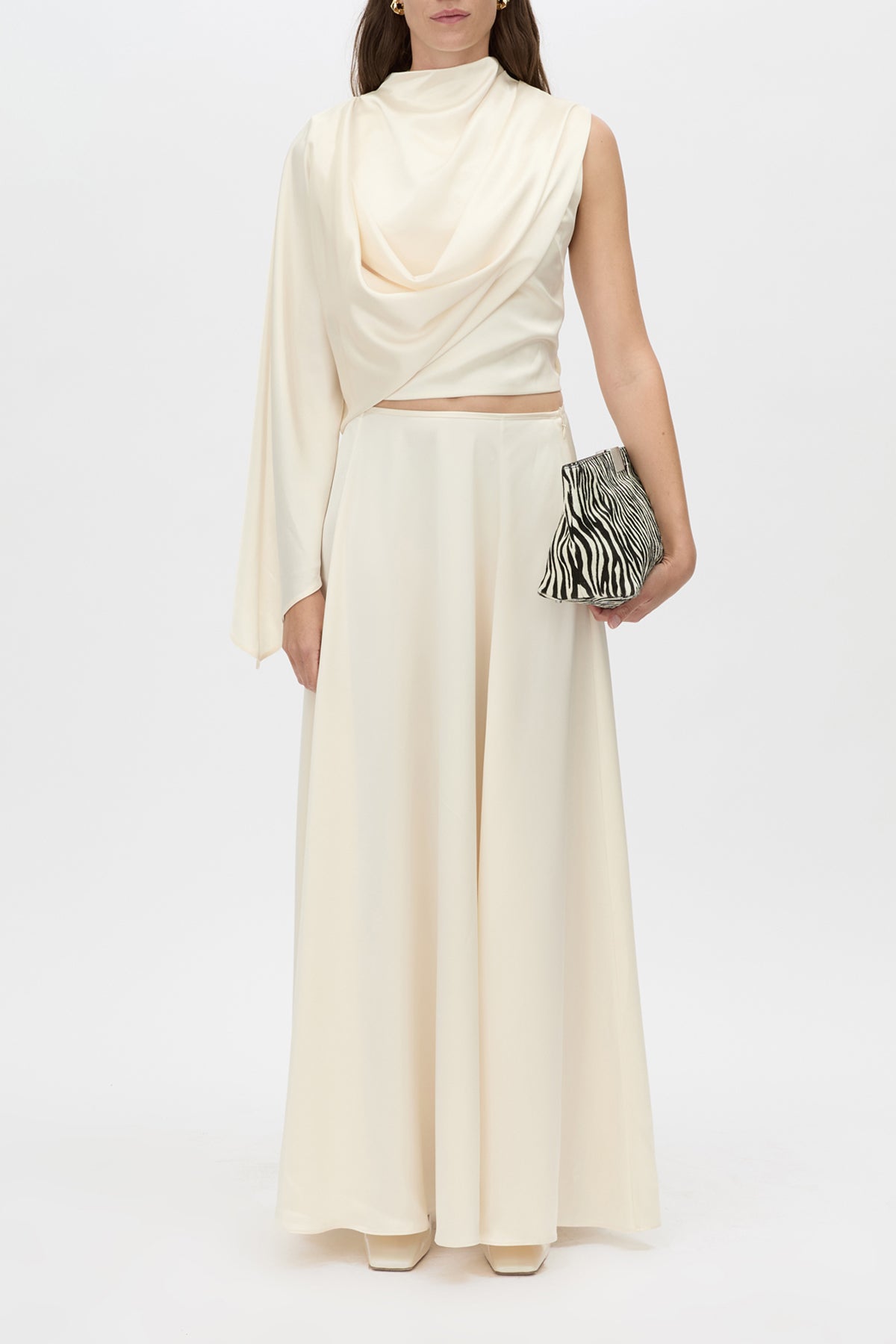 Arion Skirt - CAMILLA AND MARC Arion full-circle cream maxi skirt