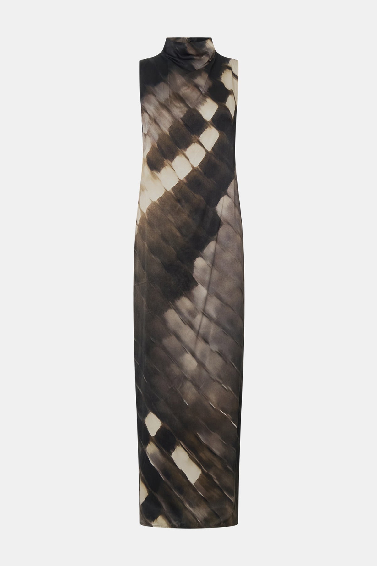 Asper Maxi Dress - CAMILLA AND MARC Asper sleeveless column maxi dress in chocolate print