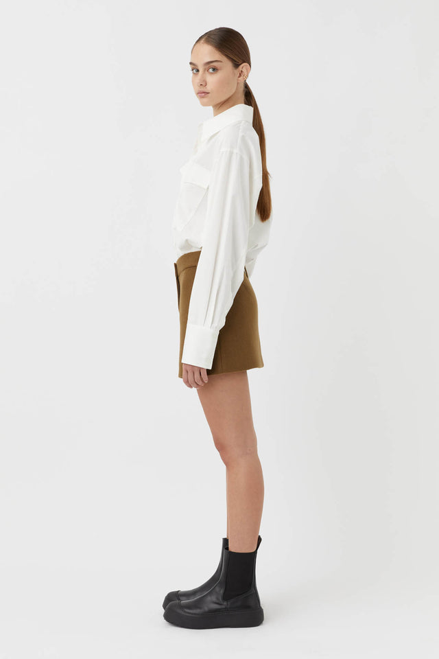 Short wool skirt   Sandro Paris