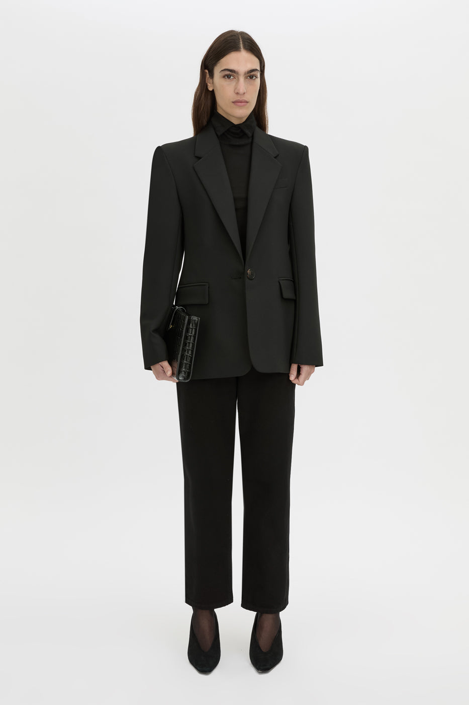 Barre High Neck Top