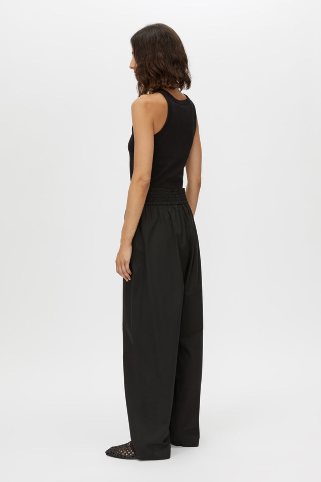 Bloom Embroidered Tank in Black CAMILLA AND MARC® C&M
