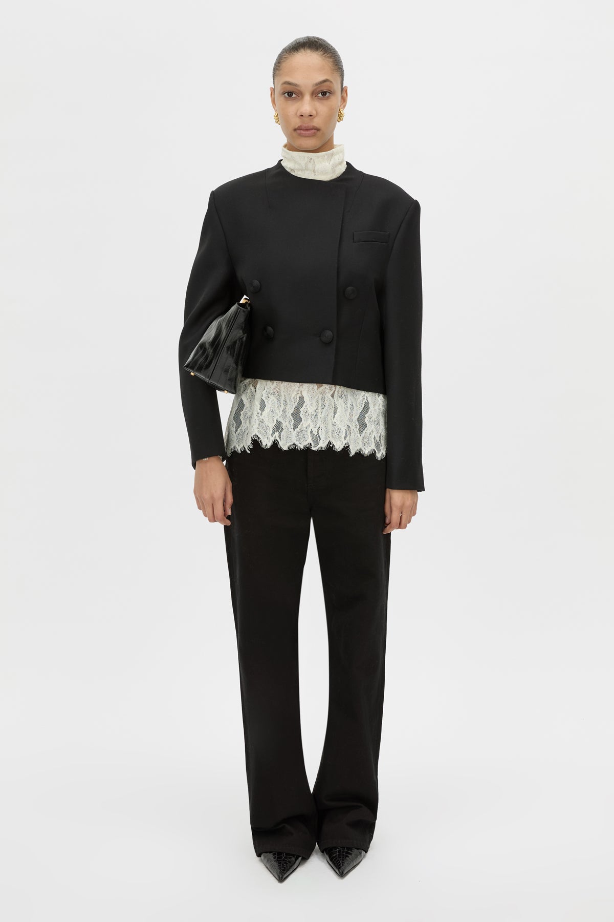 Caius Relaxed Cropped Blazer
