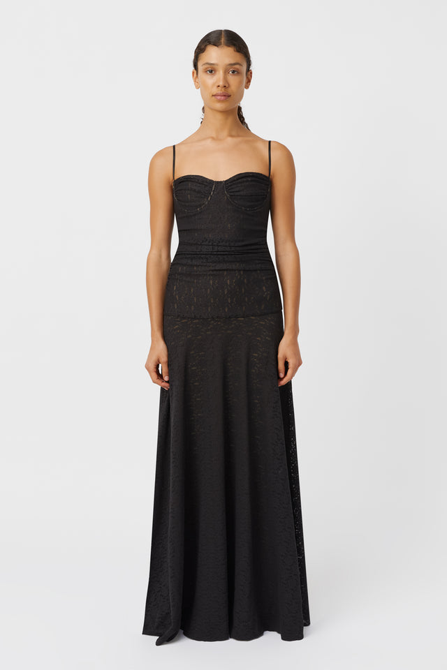 Camille Lace Maxi Dress in Black CAMILLA AND MARC® C&M