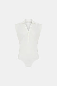 Cardinal Polo Bodysuit