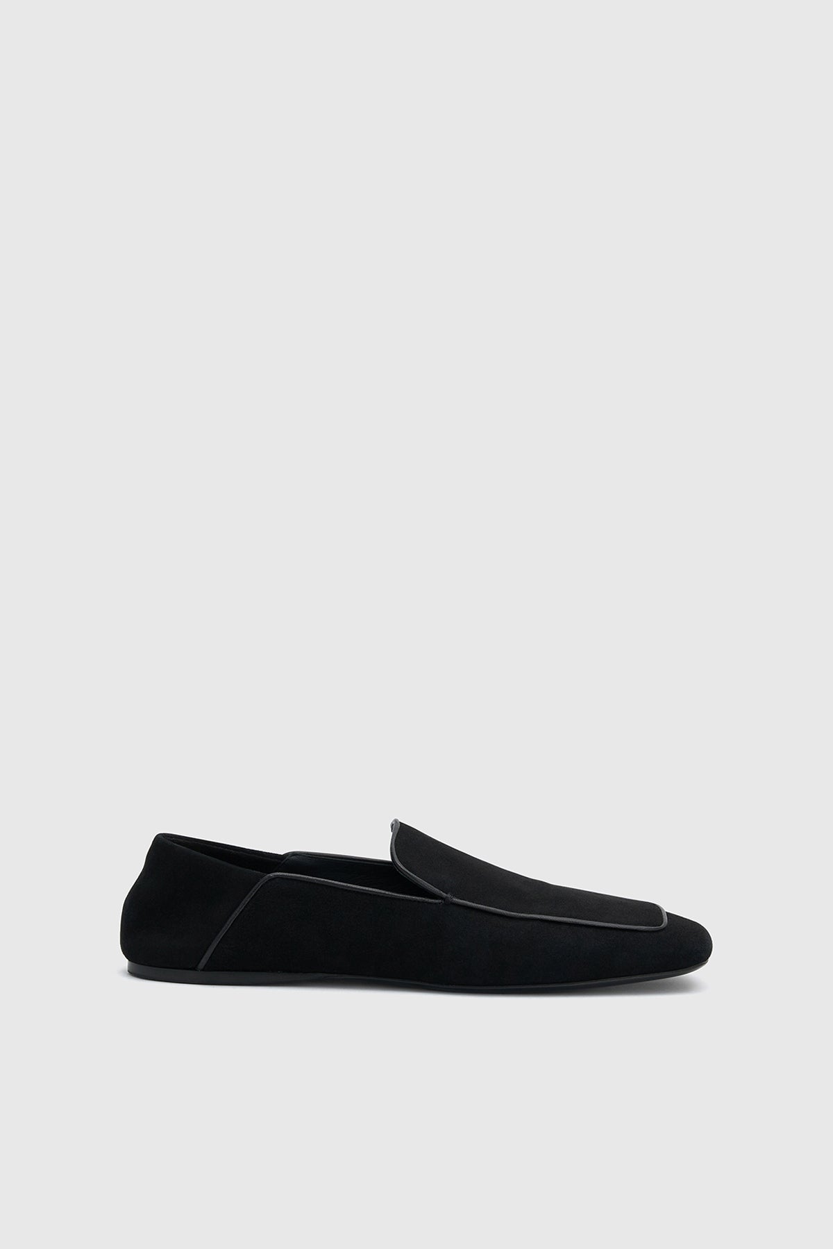 Carolyn Loafer - CAMILLA AND MARC Carolyn square toe slip-on loafer in black Italian leather