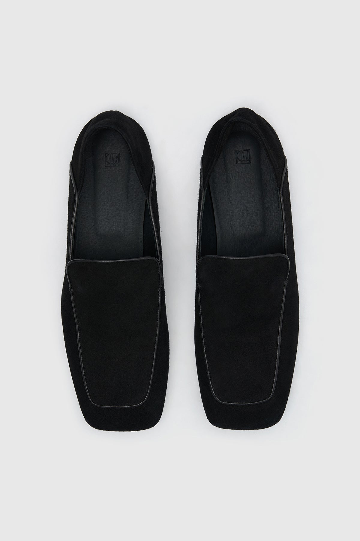Carolyn Loafer - CAMILLA AND MARC Carolyn square toe slip-on loafer in black Italian leather