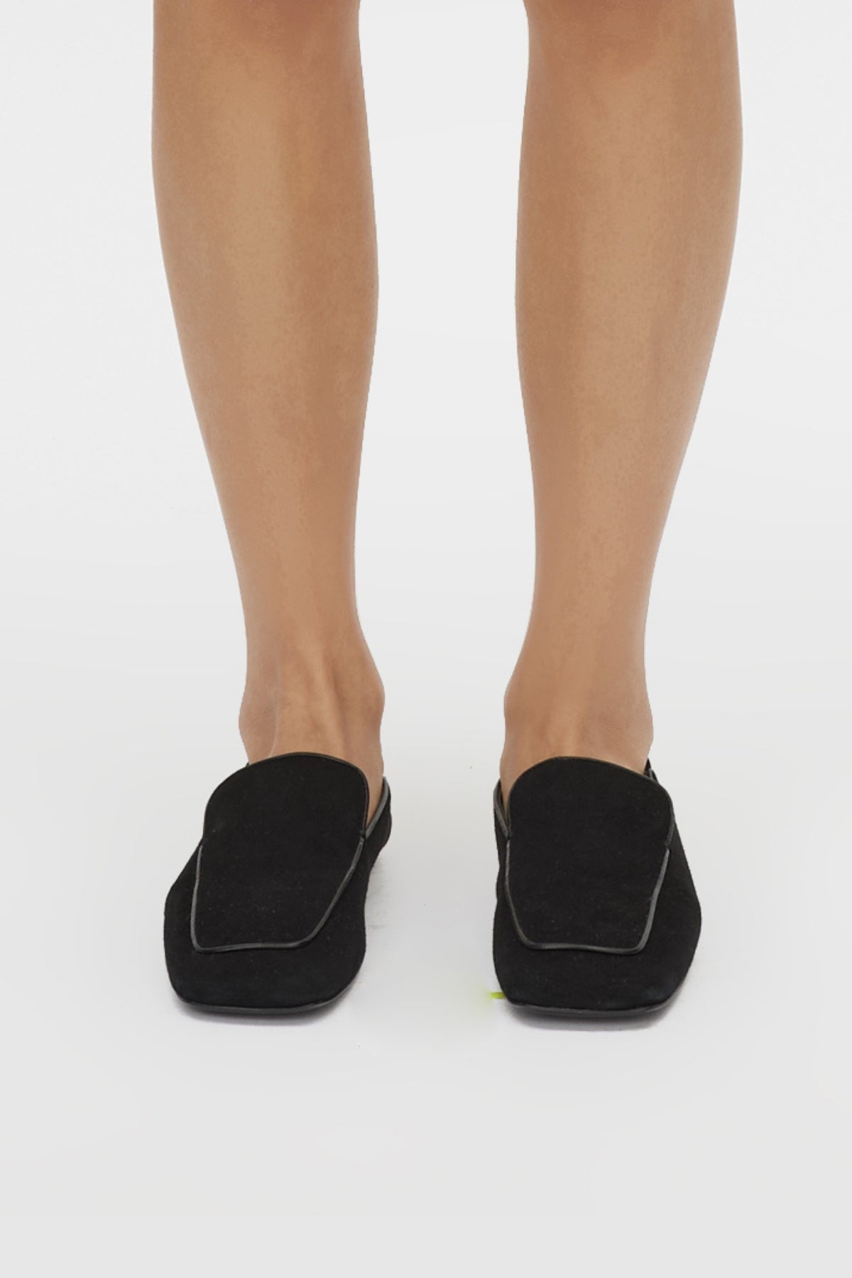 Carolyn Loafer - CAMILLA AND MARC Carolyn square toe slip-on loafer in black Italian leather