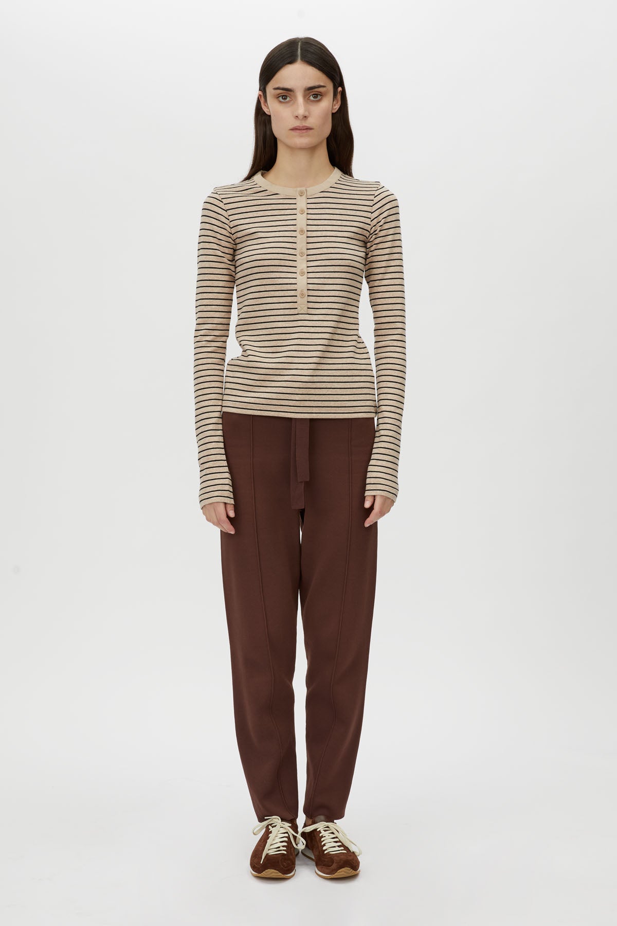Cassian Button Down Stripe Top