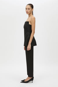 Cassie Crop Pant - CAMILLA AND MARC Cassie slim fit cropped tailored pant in black