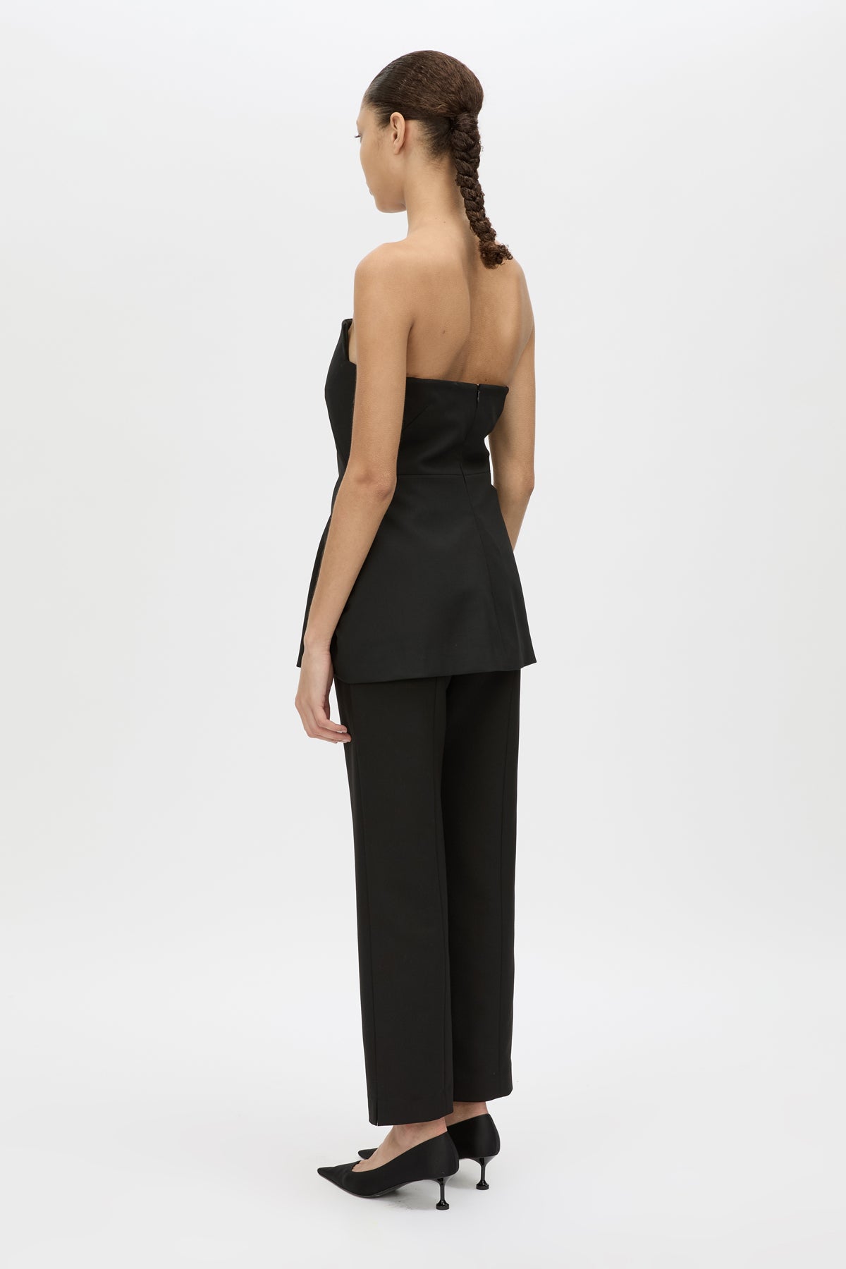 Cassie Crop Pant - CAMILLA AND MARC Cassie slim fit cropped tailored pant in black