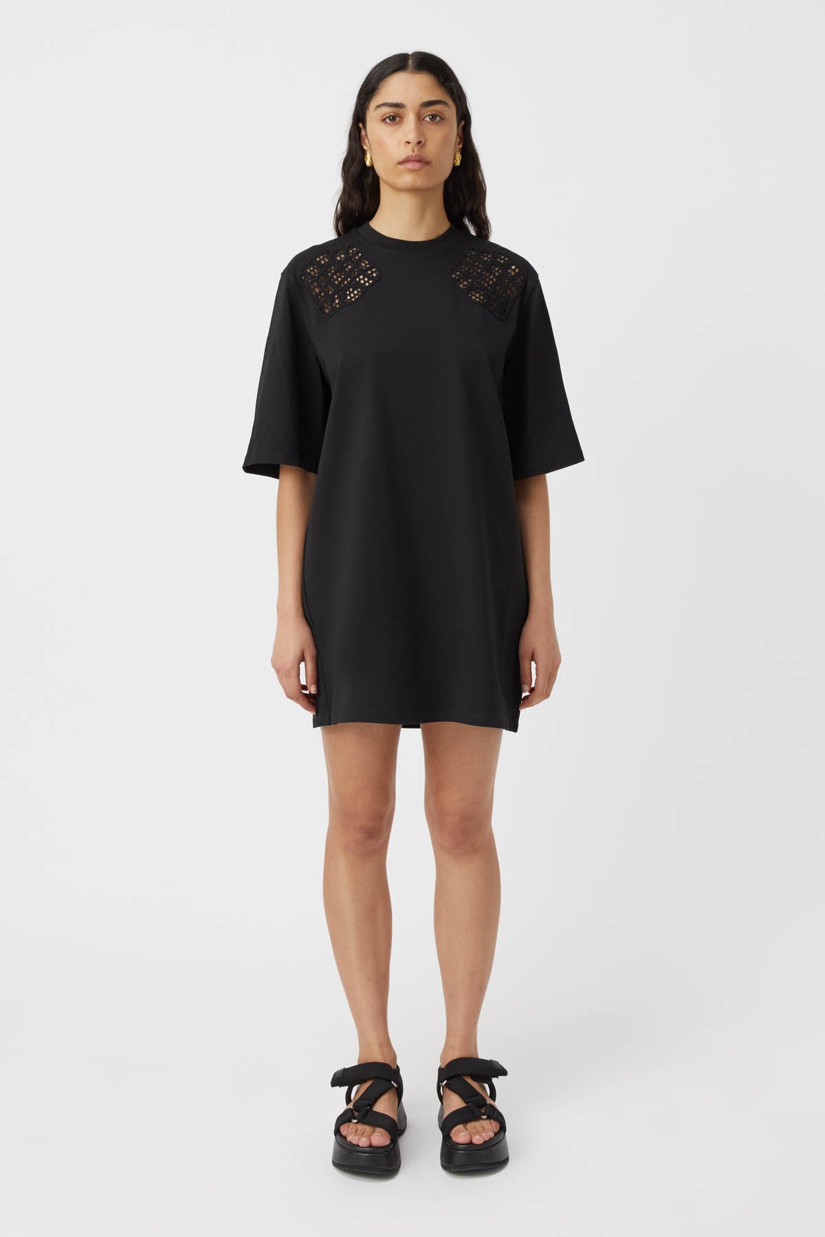Caterina Applique Tee Dress